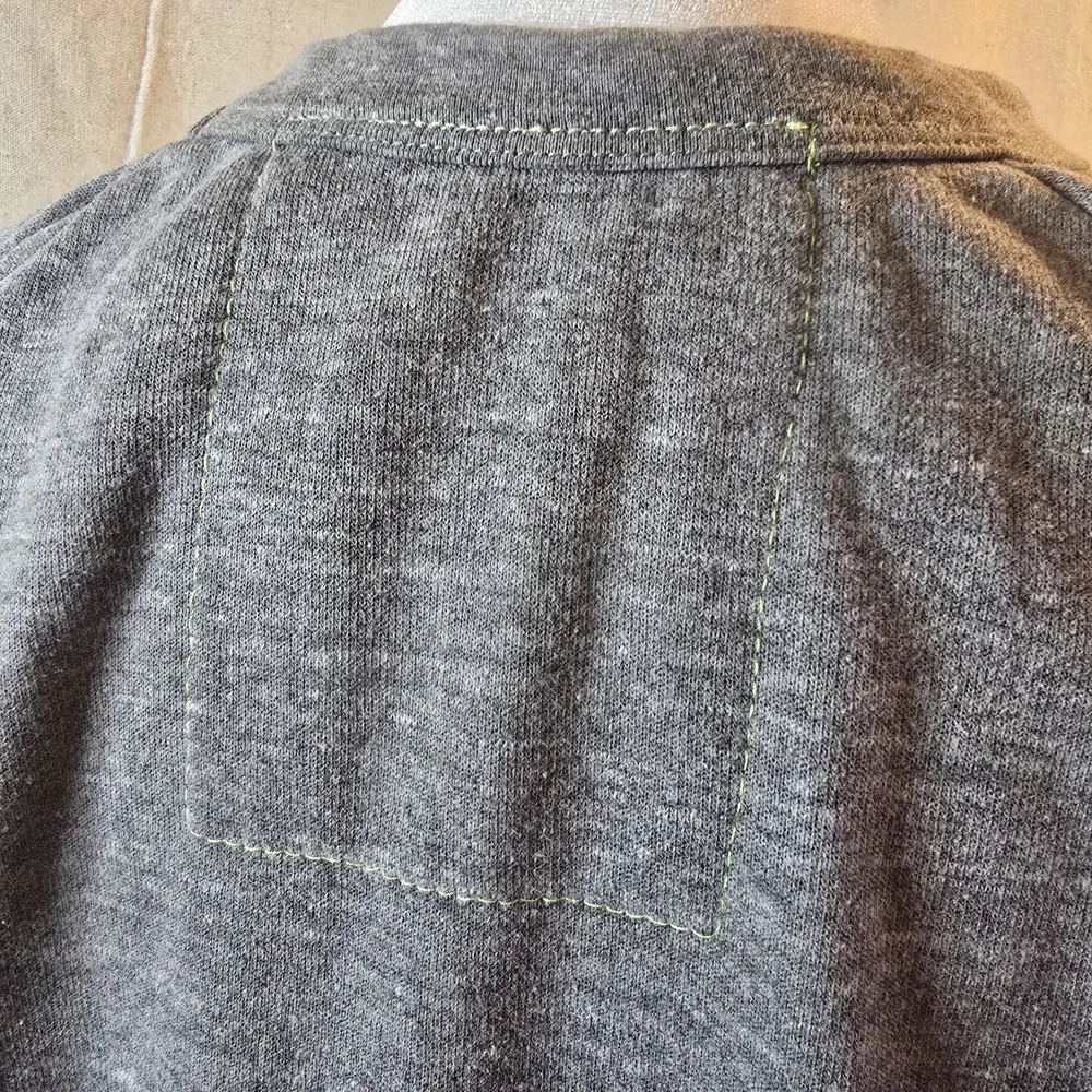 Aviator Nation Gray Sweater with Blue Lightning Bolt - Picture 4 of 8